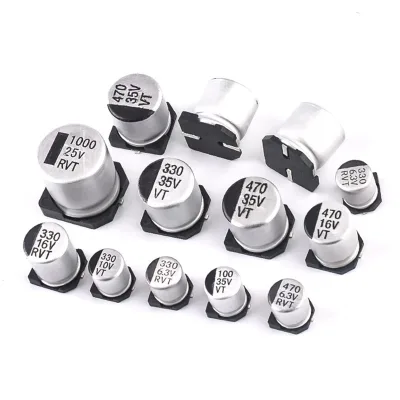 10PCS Surface mounted aluminum electrolytic capacitor 100UF 10V 16V 25V 35V 50V 63V 100V SMD
