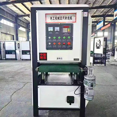 Panel Belt Sanding Machine Woodworking Vertical Sander for Plywood Cabinet Door Solid Wood Panel Polishing