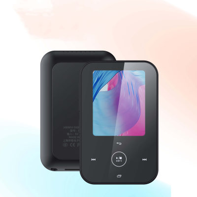 Hbnkh 1.8inch Mp3 Player with 256G TF Card Extension Black White 16GB Sport Music Player