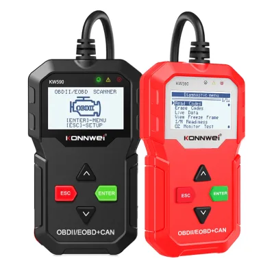 KONNWEI KW590 Universal OBD2 Scanner Auto Diagnostic Tool for All Cars with 3-Year Warranty