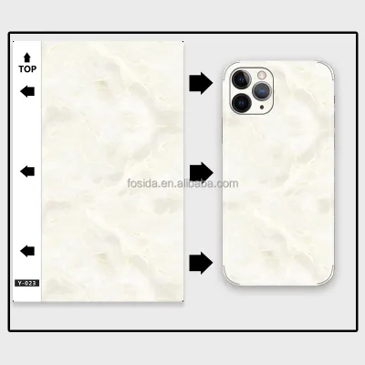 New Phone Accessory PVC Vinyl Colorful Edging Back Skin Waterproof Diamond Wholesale Phone Stickers Back