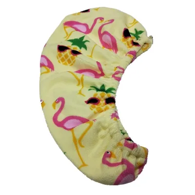 Shower Spa Head Microfiber Printed Hair Towel Wrap ,Hair Turban Towel