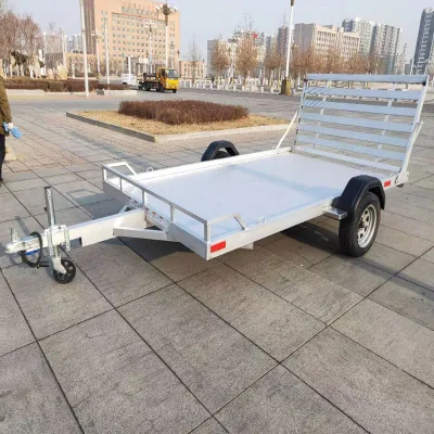 Auto Con Llanta Baja Car Trailers Remolques De Coche Dolly Carlift Hydraulic Remolque