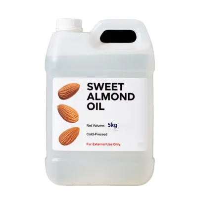 Mild Virgin Sweet Almond Base Oil Organic Raw Material for Essential Oil Mixing SPA Salon Bulk Supply