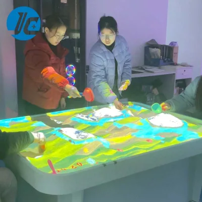 Sand Table Interactive Projection Game Real-Time Topography Science Museum Tool Dynamic Light System