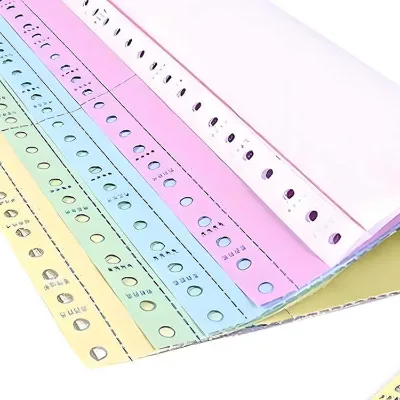 Customize Factory OEM 1-6 Ply 500 Sheets Invoice Receipt Continuous Carbonless Paper