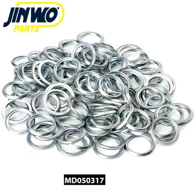 New Oil Drain Plug Gasket Suitable for Mitsubishi Drain Oil Compressor Screw Cover Gasket Engine Oil Drain Plug Copper Gasket