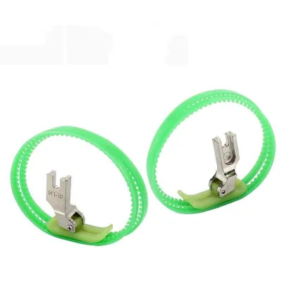 High Quality Nt-18 Double Wheel Roller Press Foot Plastic Press Foot with Ring Flat Car Universal Roller Ring Press Foot