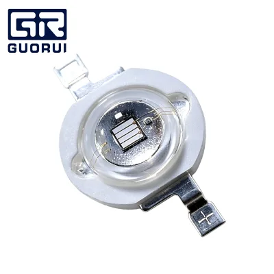 GUORUI High Quality UV LED Light Chips 1-3W 365nm 385nm 395nm 405nm 410nm 420nm UV Led Encapsulation Series for Curing Lamp