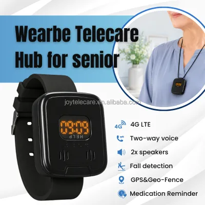 Senior Safety Mobile Phone GPS Geo-Fence Time Display Medication Reminder Fall Detection Hands-Free Calling for Assisted Living