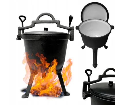 OEM/ODM Customized Outdoor Cast Iron Pot for Camping