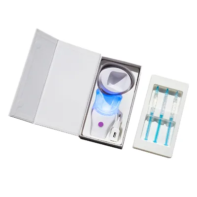 CE Approved Private Label Remove Coffee and Yellow Stains 6% HP Teeth Whitening Kit Professional with Led Light