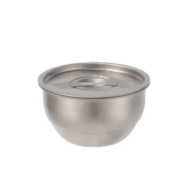Single Layer Pure Titanium Bowl Durable Anti-drop Antibacterial Steaming Bowl Steamed Egg Titanium Bowl With Lid
