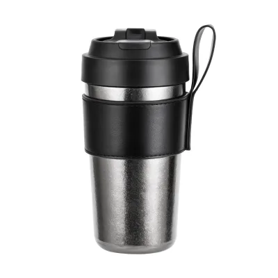 All Titanium Double-Layer Insulated Coffee Cup, High-End Office Titanium Vacuum Insulated Coffee Mug