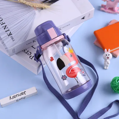 Heat resisting portable kids silicone mouth bpa free water bottle