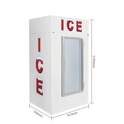 Low Price ODM OEM Door Ice Storage Merchandiser Ice Freezer Cabinet Stainless Steel Leg Freezers Display Cooler Guangzhou CE