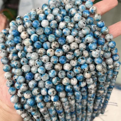 Factory Price Crystal Healing Gemstone K2 Beads Round Loose Natural Stone Beads for Jewelry Making