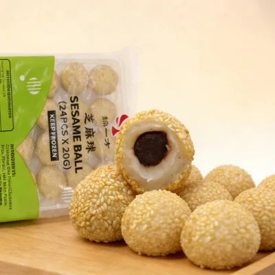 Professional OEM Hollow Sesame Balls Manufacturer | Crispy Outside, Chewy Inside, Golden Hollow | Frozen Bulk for Restaurants