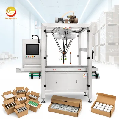 ORME Full Automatic Beer Can Pack Machine Carton Box Package Machine Case Packer for Bottle Beer