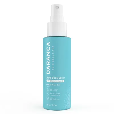 Private Label Custom OEM Body Remove Acne Spray Smooth Herbal Restoration Salicylic Acid Back Body Acne Treatment Spray