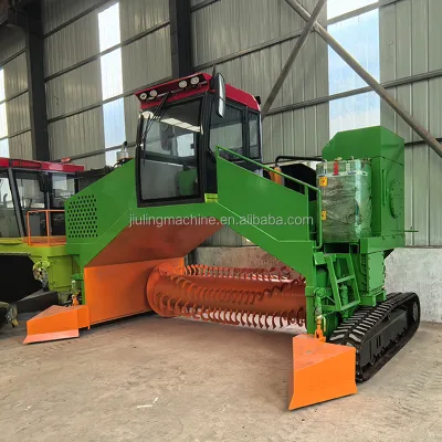Diesel Drive Compost Animal Manure Machine with High Efficiency