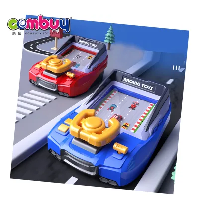 Electric Racing Car Games Machine with Lighting & Music Simulation Plastic Toy