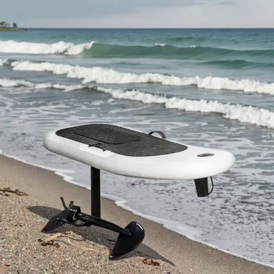 8kW Carbon Fiber E-Foil Surfboard Foldable Design 48V Battery 1-Year Warranty Remote Control Logo Option