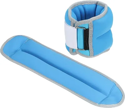 Factory Custom Pink Sandbag Ankle & Wrist Weights Adjustable Neoprene Fabric Bangles Ankle Weights