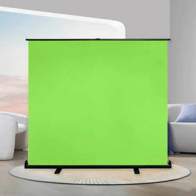 Virtual Shooting System Green Screen Game Studio Floor Rising Background Collapsible Green Screen/Green Screen Backdrop