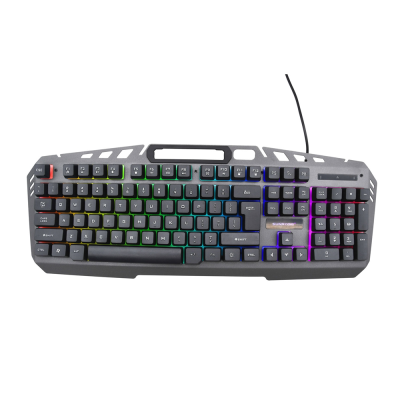 104-key Wired Keyboard Metal Mechanical Gaming Keyboard With Hand Rest Mobile Phone Holder Knob Adjustment