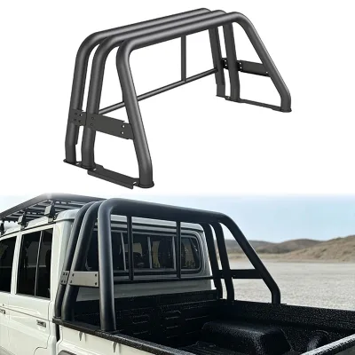 New Style Off Road Pickup Trunk 4x4 Steel Sports Roll Bar Bed Rack for Toyota Land Cruiser LC79