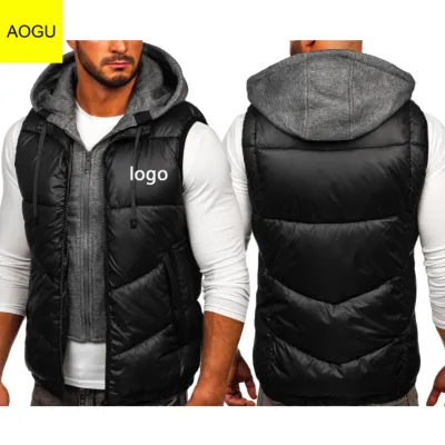 Custom Freestyle Winter Formal Down Vest High Quality Men Sleeveless Windproof Jacket for Suits
