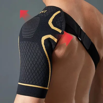 Shoulder Support Brace and Arm Sling Compression Sleeve for Preventing Strains and Dislocation