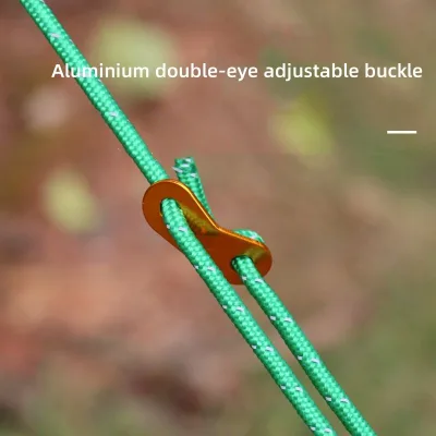 Outdoor Windproof Umbrella Rope with Thickened Strands for Securely Fixing the Tent Canopy and Tent Structure