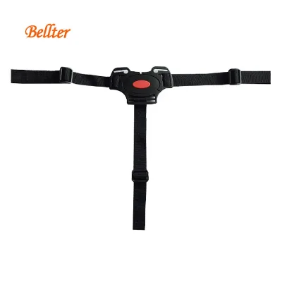 Wholesale Adjustable 3 Points Seat Stroller Safety Belt with Safety Harness Buckles