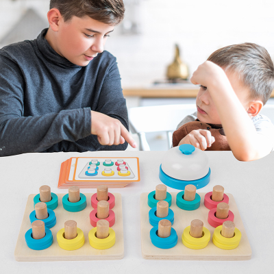 Color Matching Collar Game, Early Childhood Education, Cognitive Enlightenment, Children's Toys