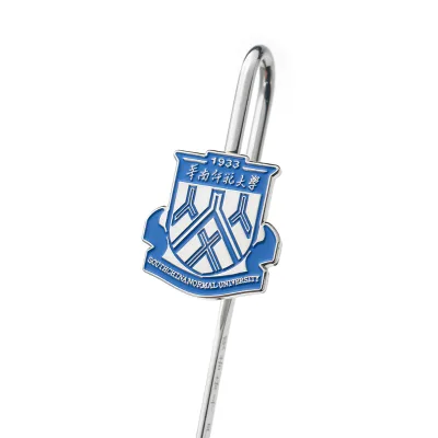 Factory Custom Sublimed Iron Material to Make Soft Enamel logo Bookmarks Mark Books
