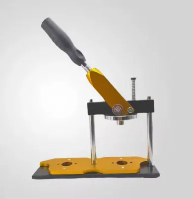 58 mm Wide Application Badge Button Parts Rounding Machine Labor-saving and High-precision Operation Badge Button Making Machine