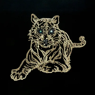 Custom Crystal Transfers | Flatback Hotfix Rhinestone Motifs for Apparel | Premium Sparkling Crystals, Anti-Peeling & Washable