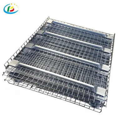 Wholesale XingBo Galvanized Iron Cage Cart Logistics Frame Rack Hardware Accessories 42''x46'' 50x50mm Mesh Wire Mesh Decking