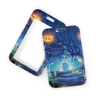 Wholesale Custom Popular Cartoon Card Holder Photocard Holder Polyester Sublimation Id Card Rope Lanyard