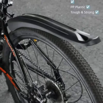 Bicycle Mudguard Made of PP Plastic, Widened and Extended, Road Bike Water Deflector