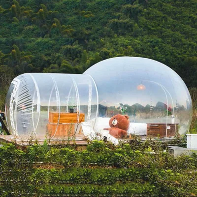 Full House Outdoor Aluminum & PC Transparent Fire Retardant Waterproof Luxury Dome Cost Tent Bubble House Shop Use