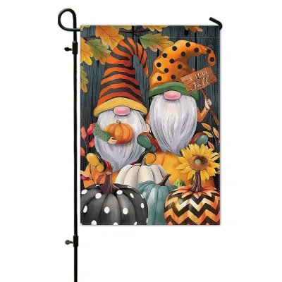 Fall Garden Flag Sublimation Seasonal Garden Flags Thanksgiving Double Sided Garden Flags