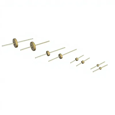 EURO ZFSC High-frequency High-voltage 100pF 20% Tolerance Disc Feedthrough Capacitor 3000VDC Rated Voltage -55 +125 Non-housing