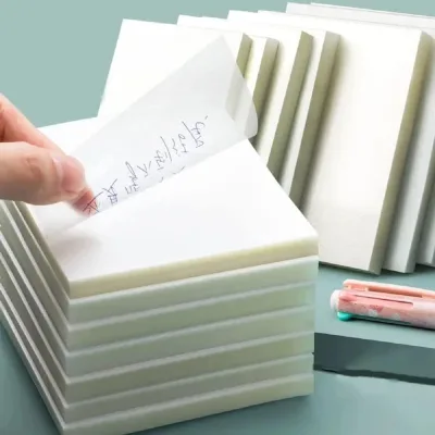 Transparent Posted It Sticky Note Pads Notepads Posits Papeleria Journal School Stationery Office Supplies