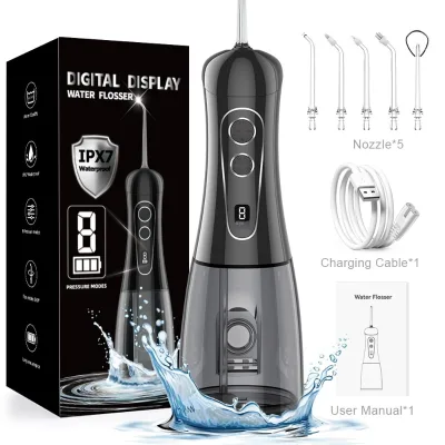 Portable Electric Water Dental Flosser Cross-Border Factory Direct for Dental Scaling and Calculi Removal