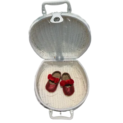 Wholesale Customizable Soft Leather Sparkly Glitter Baby Princess Shoes for Birthday Gift & Party Dress