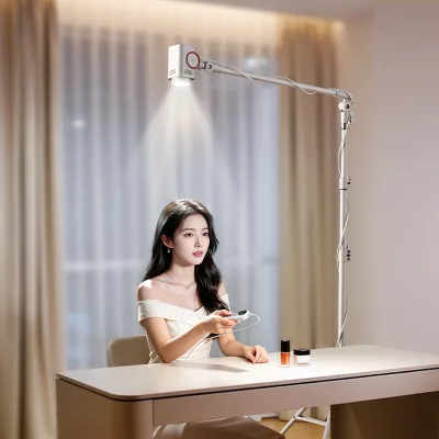 COB LED Video Light for Vlogging Photography Ra95 High CRI Beauty Hair Light with Wireless Magnetic Remote Control Display Kit