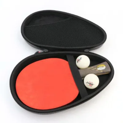 Travel Shape Ping Pong Paddle Bag Hard Shell EVA Table Tennis Racket Case